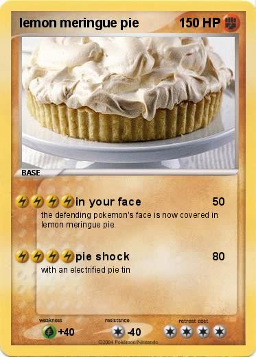 Pokemon lemon meringue pie