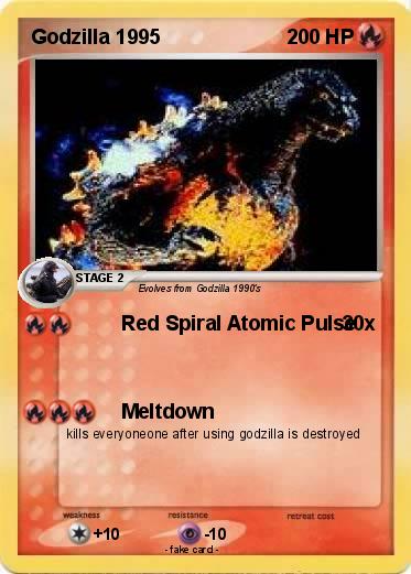 Pokemon Godzilla 1995
