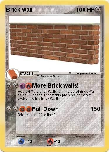 Pokemon Brick wall