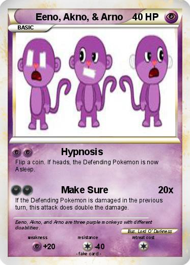 Pokemon Eeno, Akno, & Arno