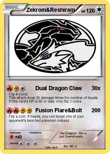 Pokemon Zekrom&Reshiram