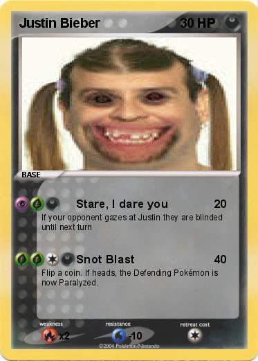 Pokemon Justin Bieber