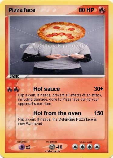 Pokemon Pizza face