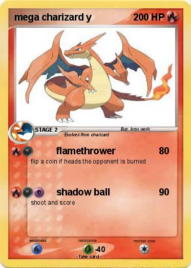 Pokemon mega charizard y