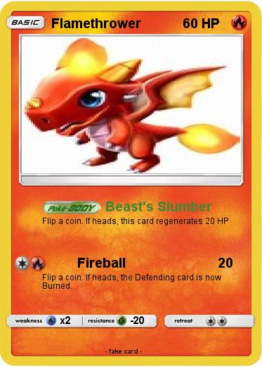 Pokemon Flamethrower