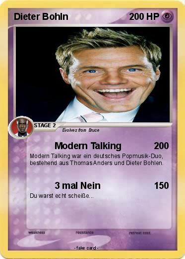 Pokemon Dieter Bohln