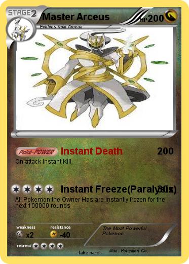 Pokemon Master Arceus