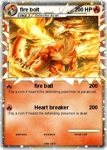 Pokemon fire bolt