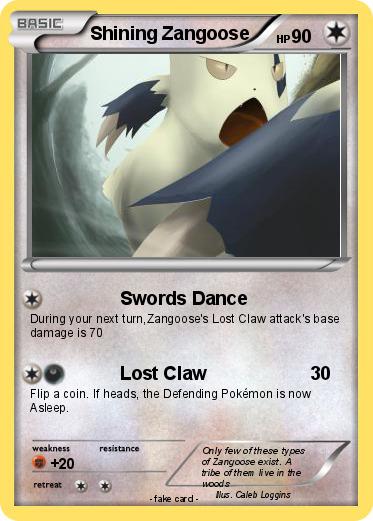 Pokemon Shining Zangoose