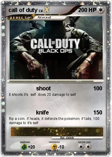 Pokemon call of duty