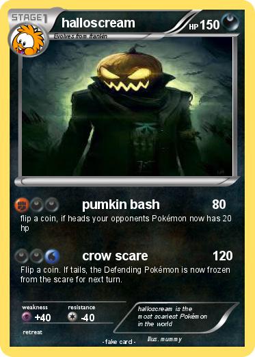 Pokemon halloscream