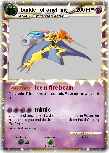 Pokemon builder of anything