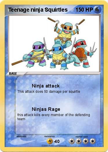 Pokemon Teenage ninja Squirtles