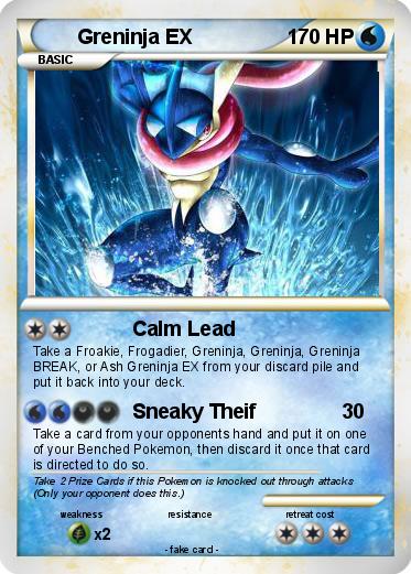 Pokemon Greninja EX