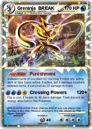 Pokemon Greninja  BREAK