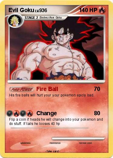 Pokemon Evil Goku