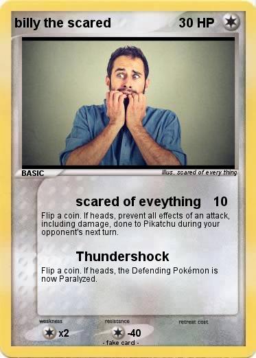 Pokemon billy the scared