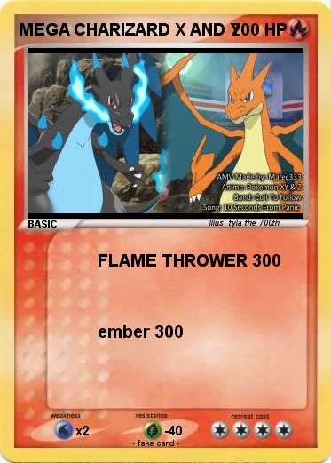 Pokemon MEGA CHARIZARD X AND Y