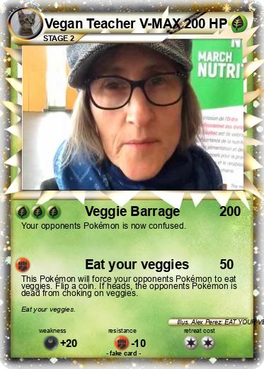 Pokemon Vegan Teacher V-MAX