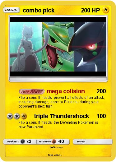 Pokemon combo pick