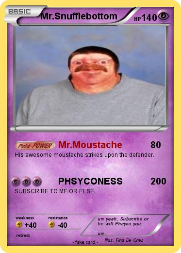 Pokemon Mr.Snufflebottom