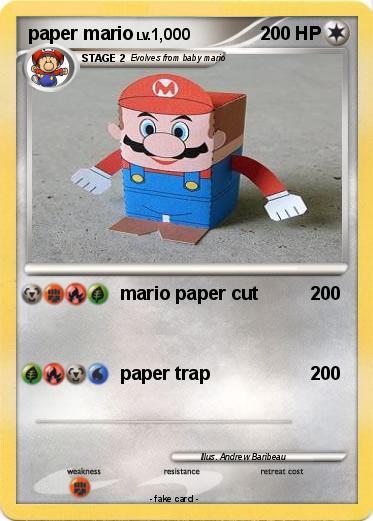 Pokemon paper mario