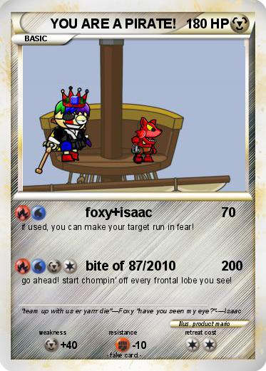 Pokemon YOU ARE A PIRATE!