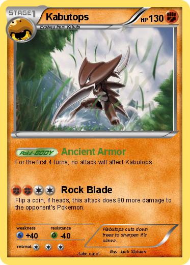 Pokemon Kabutops