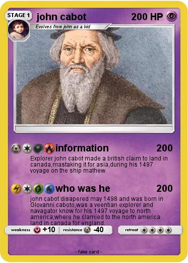 Pokemon john cabot