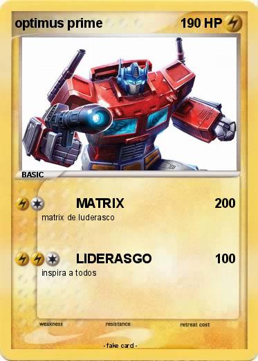 Pokemon optimus prime
