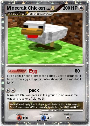 Pokemon Minecraft Chicken