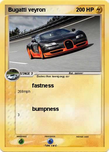 Pokemon Bugatti veyron
