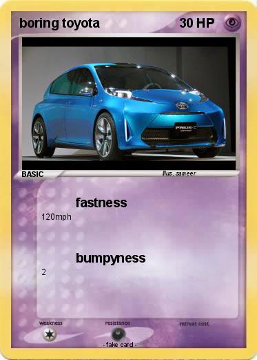 Pokemon boring toyota