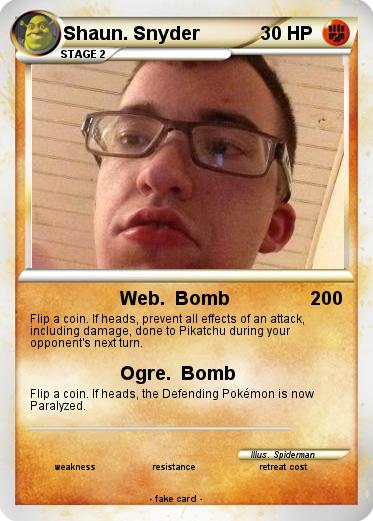 Pokemon Shaun. Snyder