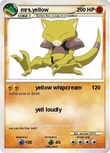 Pokemon mrs.yellow