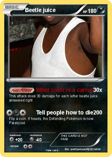 Pokemon Beetle juice