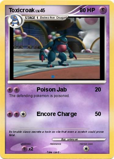 Pokemon Toxicroak