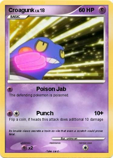 Pokemon Croagunk