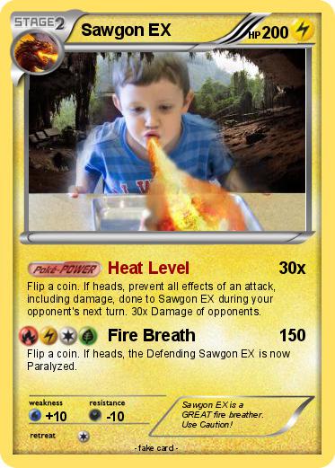 Pokemon Sawgon EX