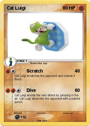 Pokemon Cat Luigi