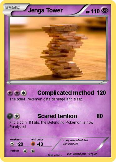Pokemon Jenga Tower