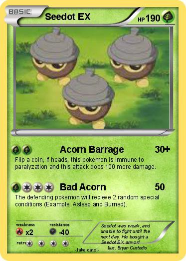 Pokemon Seedot EX