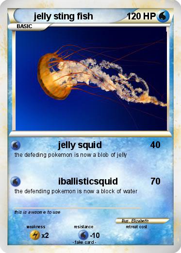 Pokemon jelly sting fish