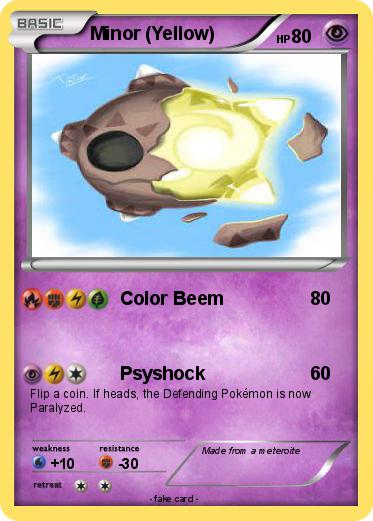 Pokemon Minor (Yellow)