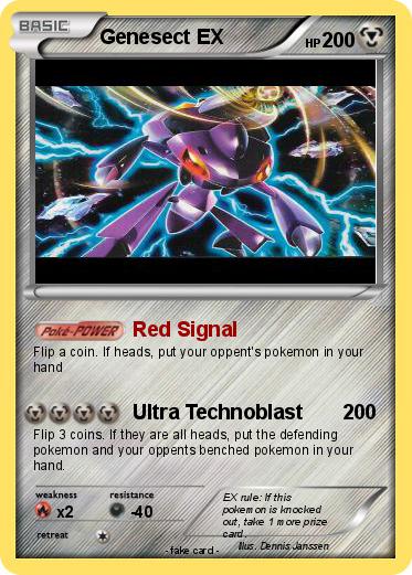 Pokemon Genesect EX