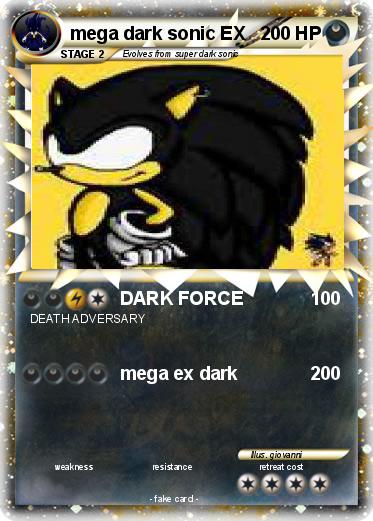 Pokemon mega dark sonic EX
