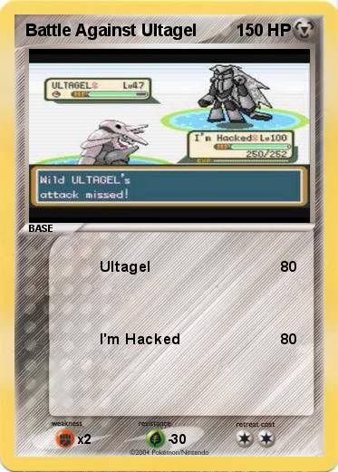 Pokemon Battle Against Ultagel