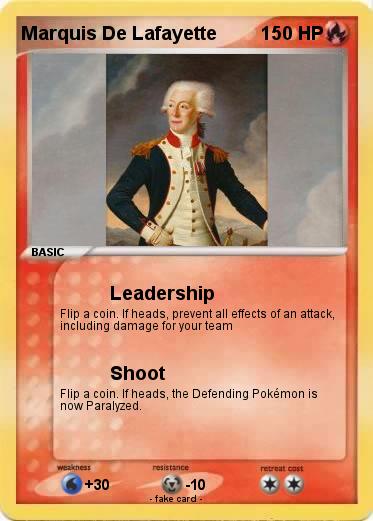 Pokemon Marquis De Lafayette