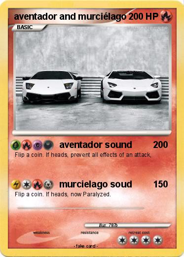 Pokemon aventador and murciélago