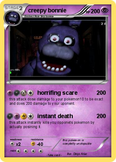 Pokemon creepy bonnie